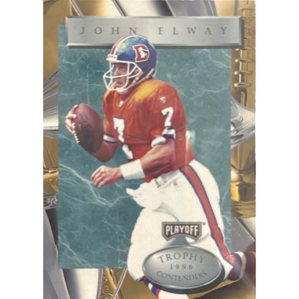1996 Playoff Trophy Contenders #7 John Elway